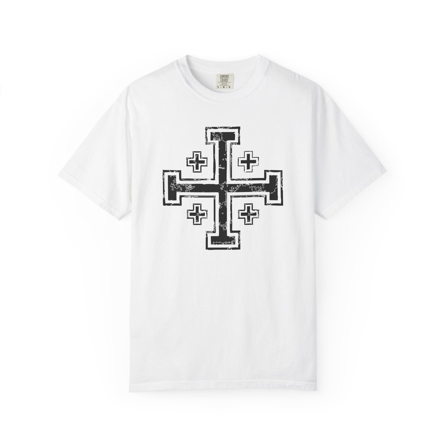 Copy of Cross of Jerusalem Black/White T-Shirt