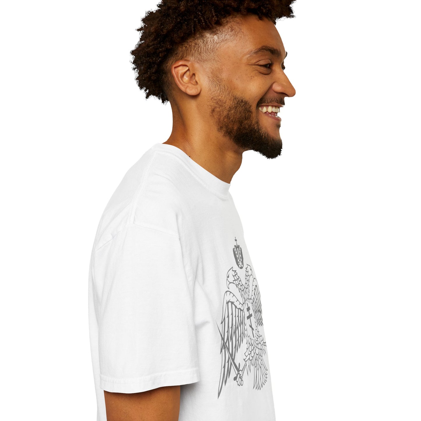 Byzantine Eagle T-shirt Grey (HEAVY TEE)