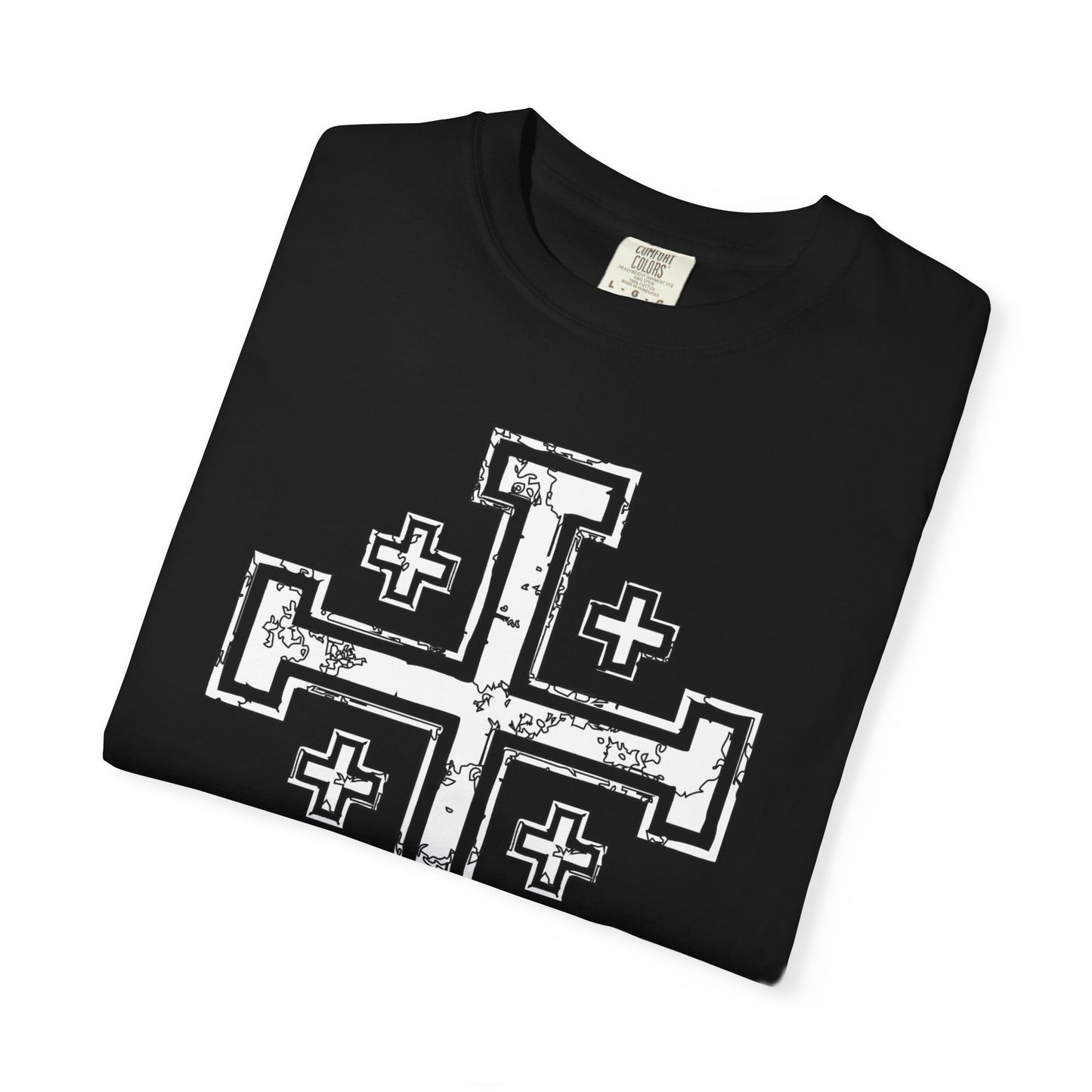 Copy of Cross of Jerusalem Black/White T-Shirt