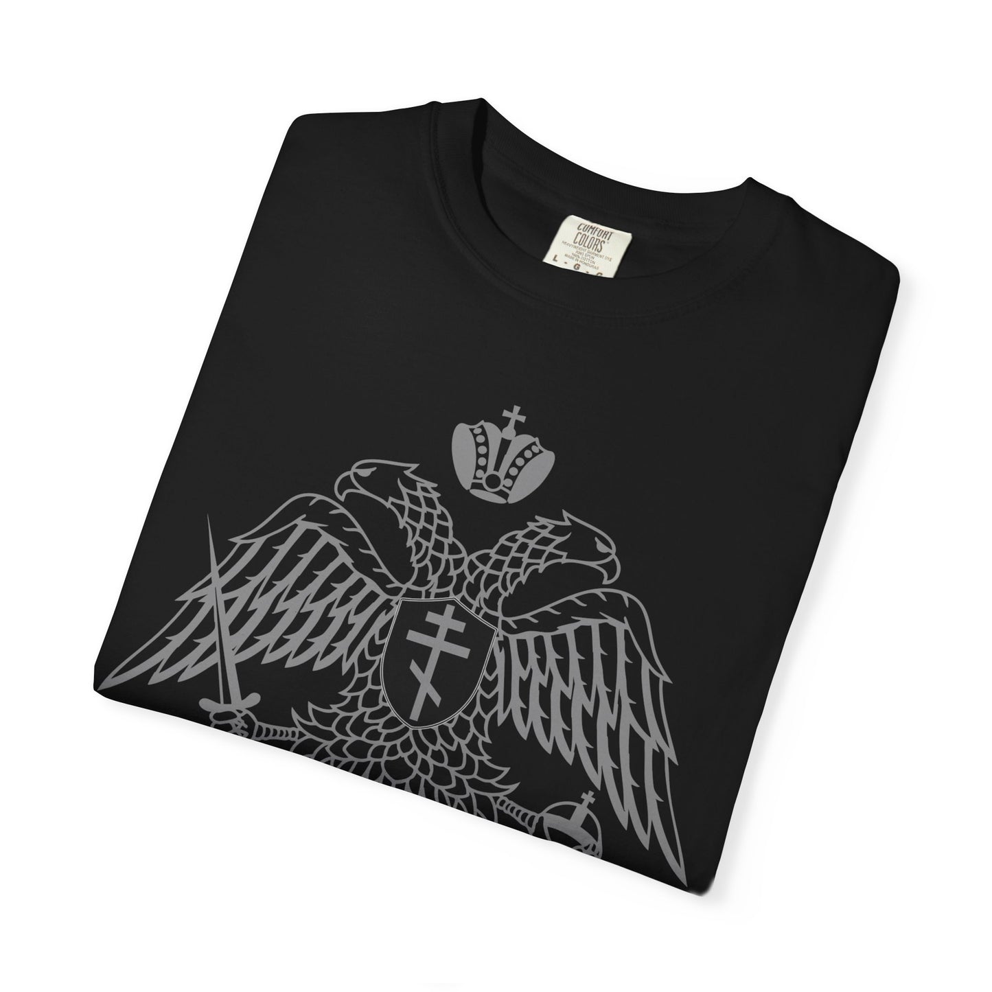 Byzantine Eagle T-shirt Grey (HEAVY TEE)