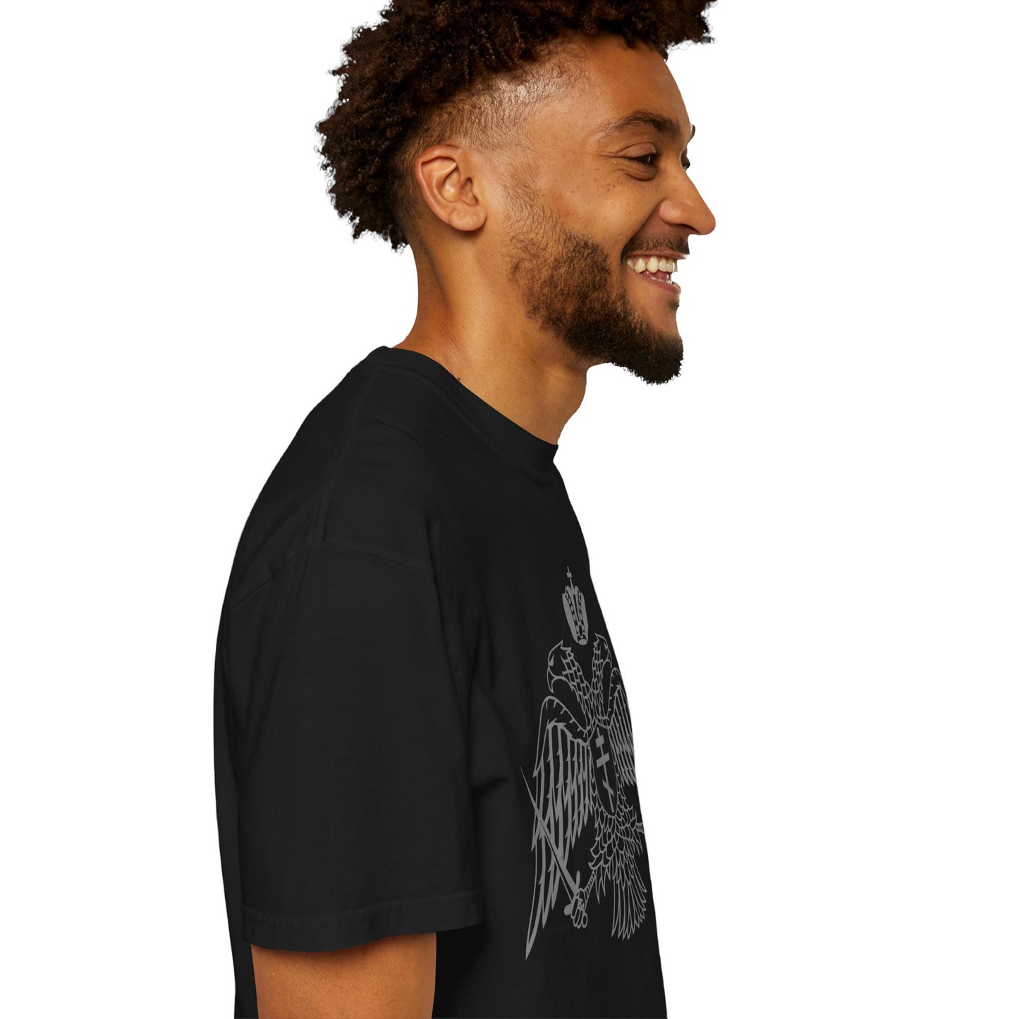 Byzantine Eagle T-shirt Grey (HEAVY TEE)
