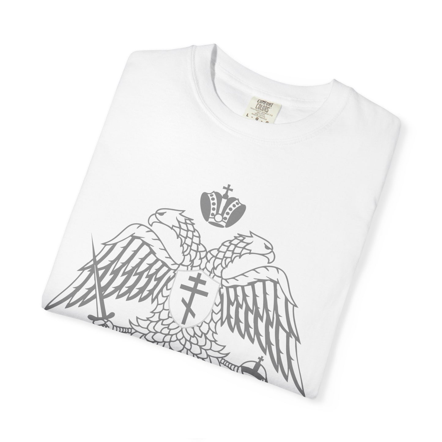 Byzantine Eagle T-shirt Grey (HEAVY TEE)