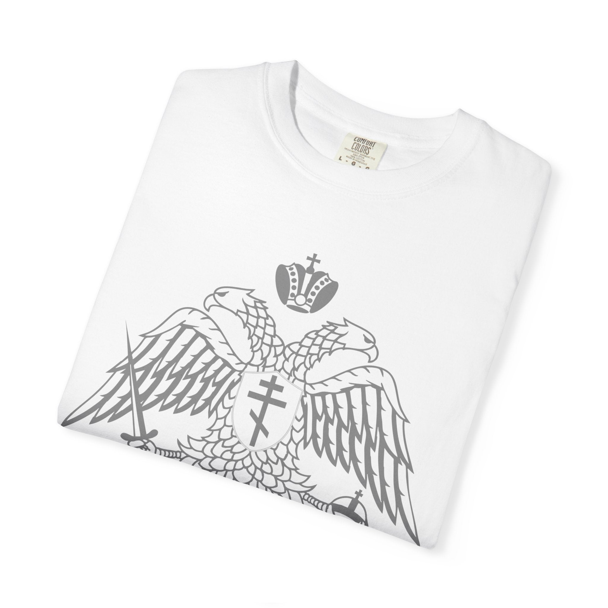 Byzantine Eagle T-shirt Grey (HEAVY TEE)