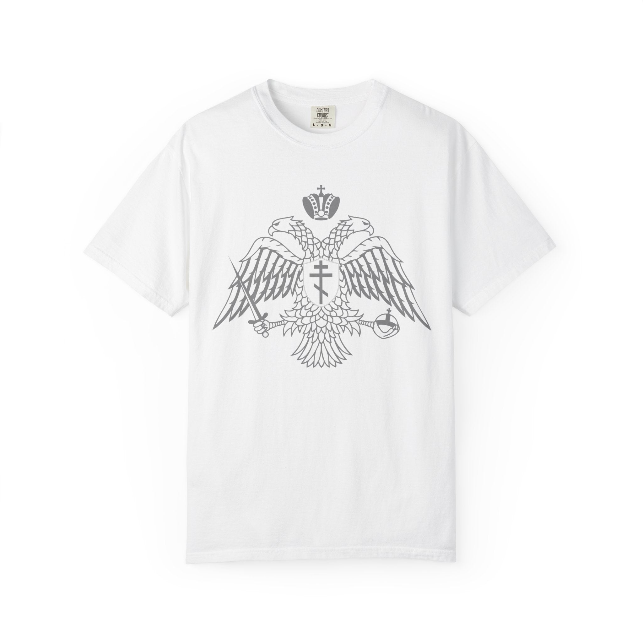 Byzantine Eagle T-shirt Grey (HEAVY TEE)
