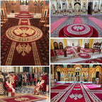 Christian prayer mat (Byzantine eagle) 100x50cm