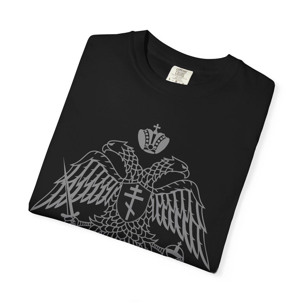 Byzantinischer Adler T-Shirt Grau (HEAVY TEE)