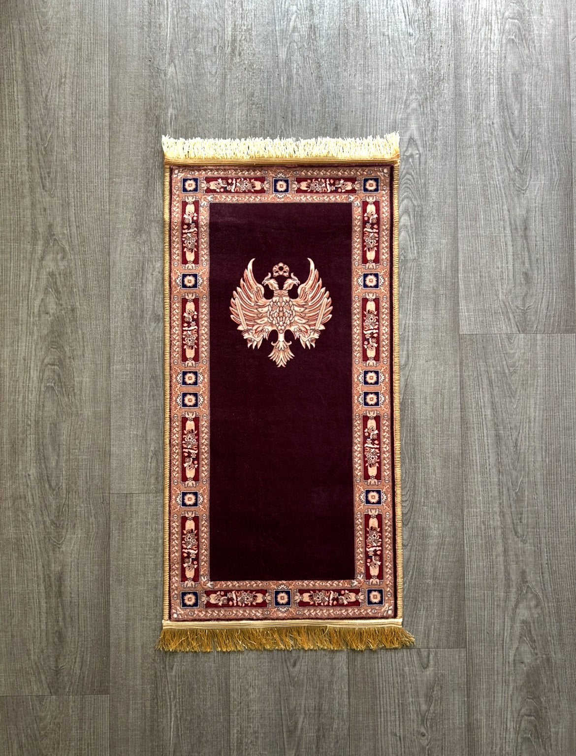 Christian prayer mat (Byzantine eagle) 100x50cm