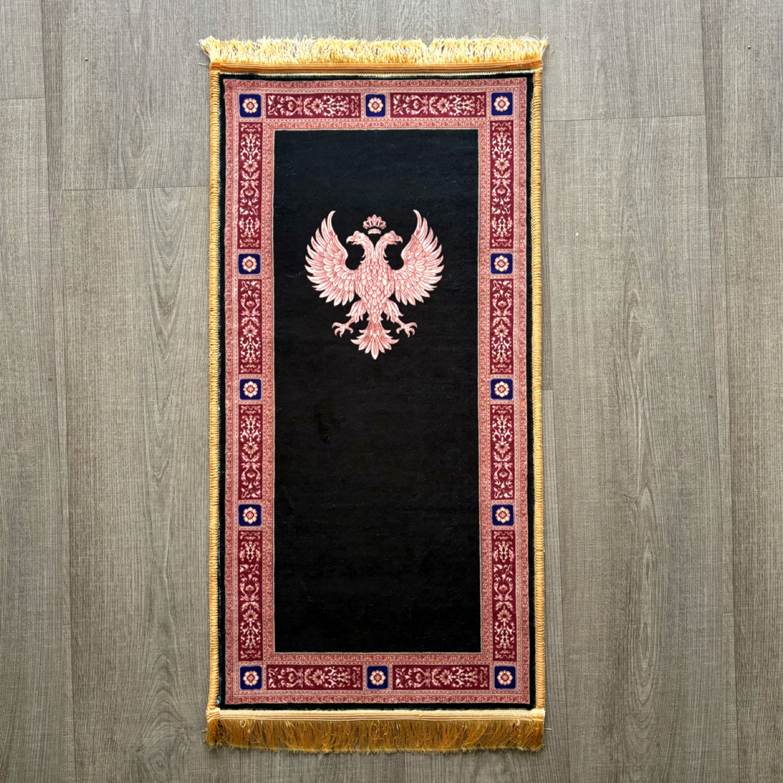 Christian prayer mat (Byzantine eagle) 100x50cm