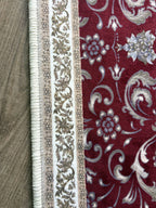 Tapis de prière chrétien (motif floral royal) 100 x 50 cm
